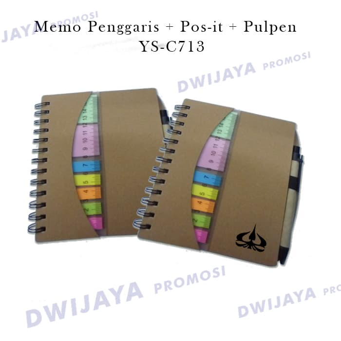 

Buku Memo Penggaris Pos-it Pulpen YS-C713 Murah Meriah