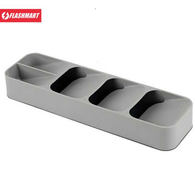 Flashmart Rak Organizer Dapur Tempat Sendok Garpu Tableware Storage Box - PP23