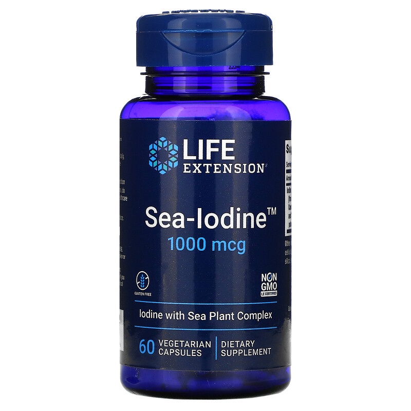 Life Extension Sea Iodine 1000 Mcg 60 Caps Ori USA