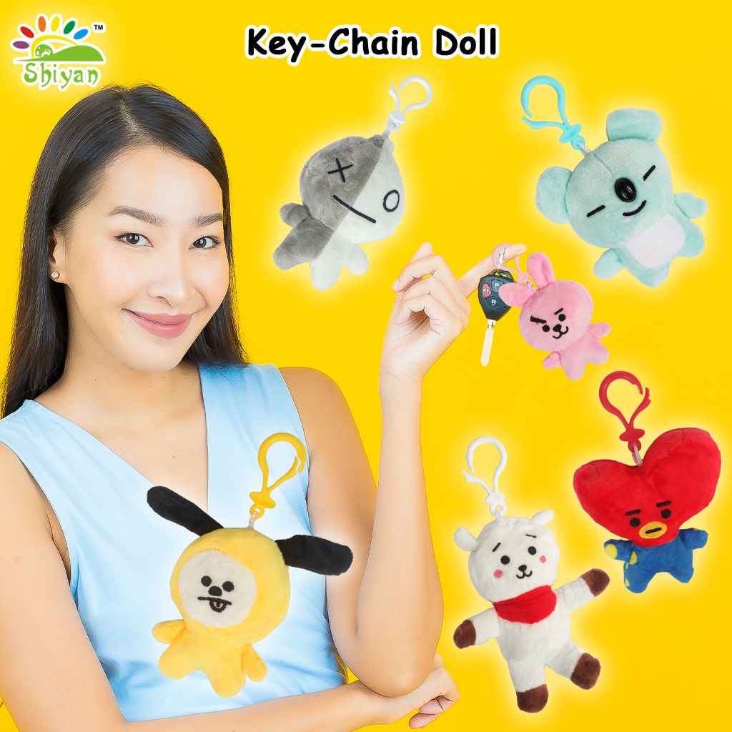 [Shiyan] gantungan kunci bonekamini doll keychain summer theme ukuran kecil PENGIRIMAN VARIAN RANDOM