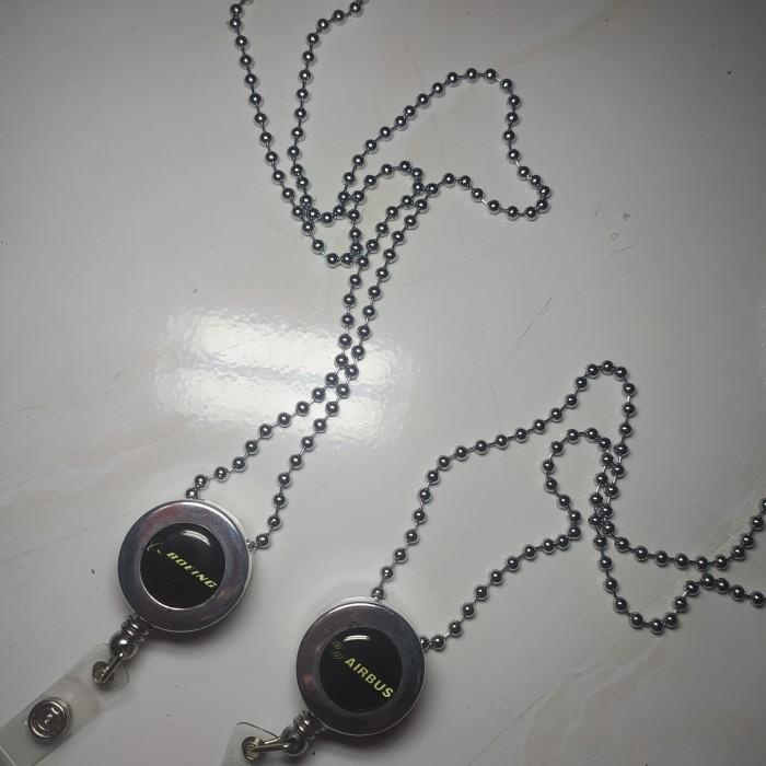 

kalung monel rantai ID card AIRBUS BOEING