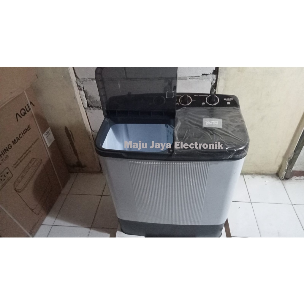 Mesin Cuci 2 Tabung SANKEN TW 8900 BK XTOR Technology 8 KG