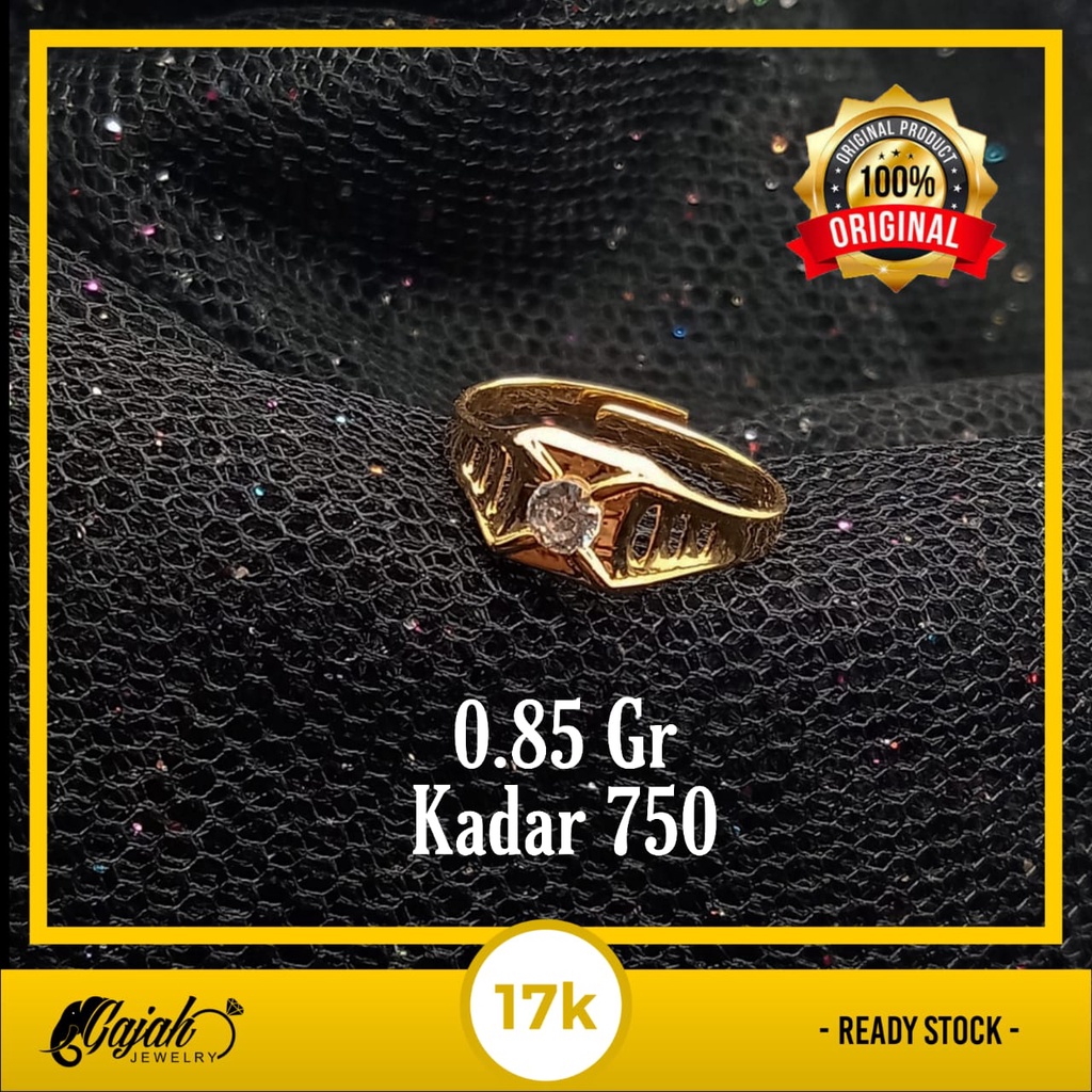 Cincin Anak Emas - 0.85 Gr Kadar 750 - 4451