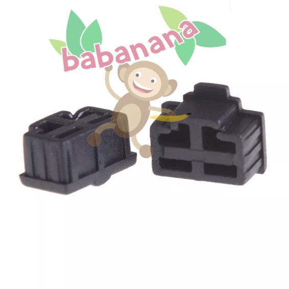 DUST COVER LAN RJ45 PLUG PENUTUP ANTI DEBU SOCKET HITAM ROUTER MODEM ETHERNET PORT