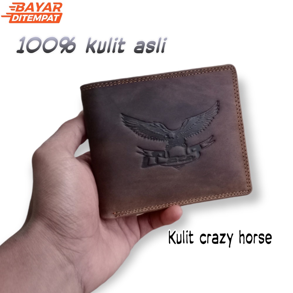 dompet pria kulit sapi asli crazy horse / dompet pria kulit asli crazy horse / dompet kulit pria