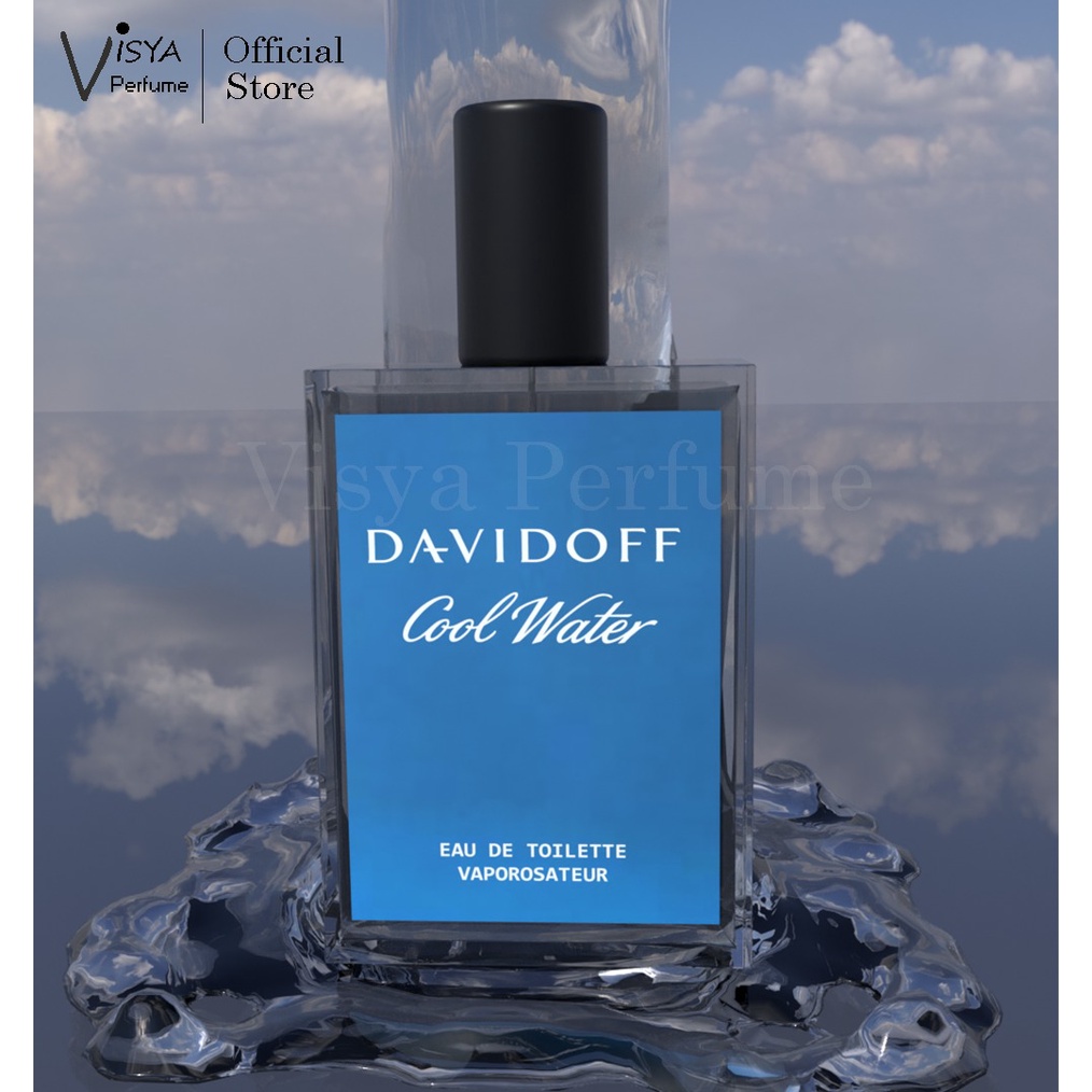 [TERLARIS] PARFUM PREMIUM 35ML DAVIDOFF COOL WATER / PARFUM UNISEX WANGI TAHAN LAMA