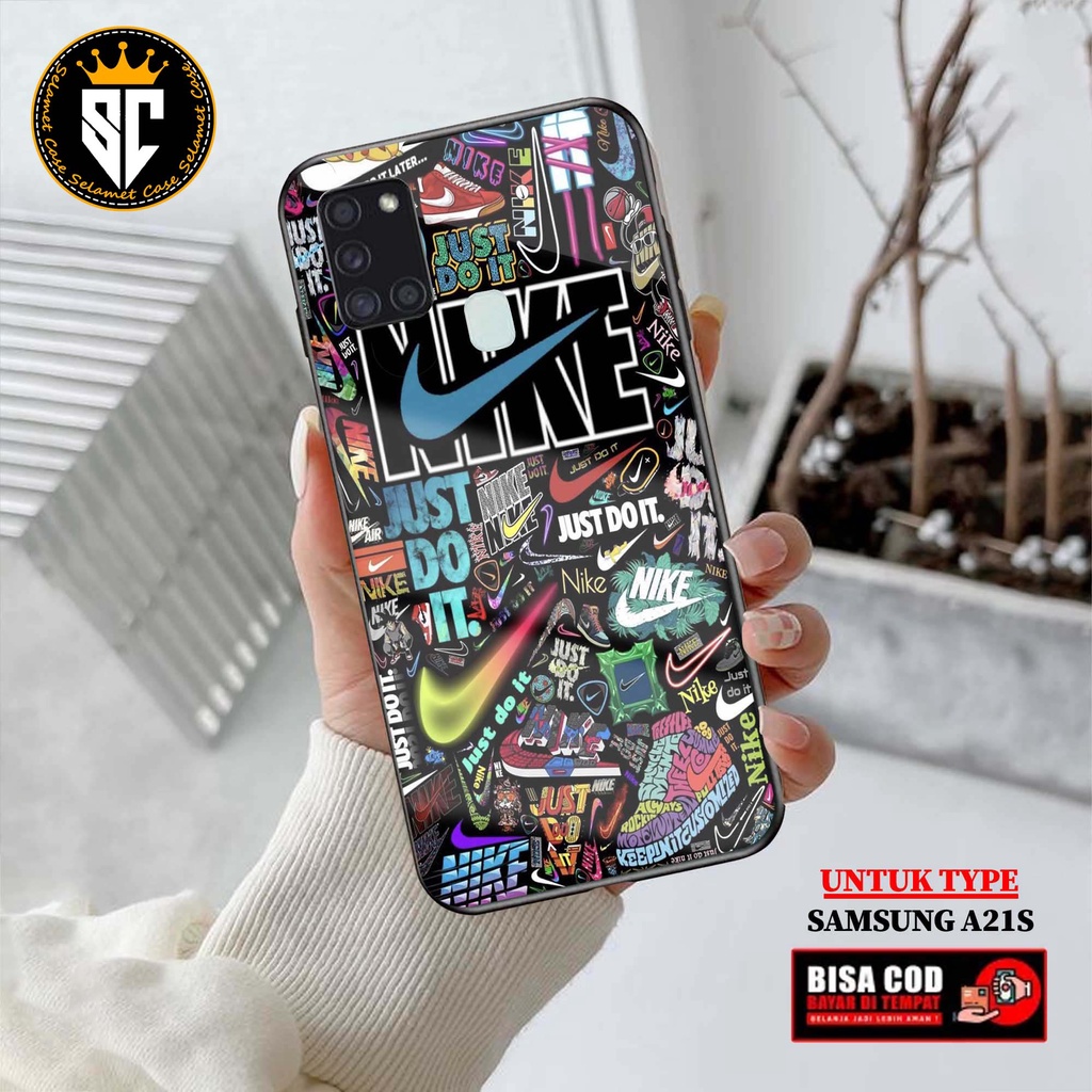 Case Samsung A21S Casing Samsung A21S Selamet Case [NKE] Case Glossy Case Aesthetic Custom Case Anim