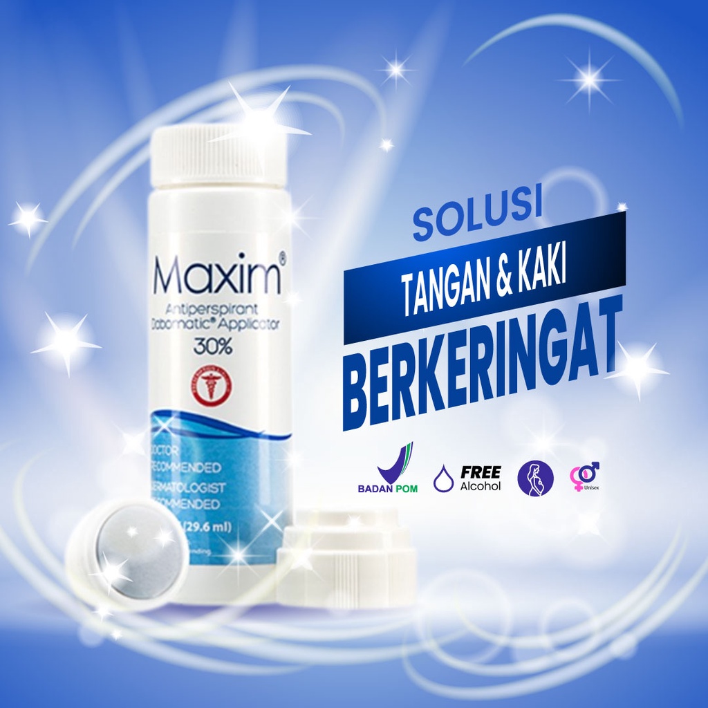 Jual Maxim Dabomatic 30 Ml Obat Keringat Di Telapak Tangan Dan Kaki Bpom Obat Tangan Basah 0388