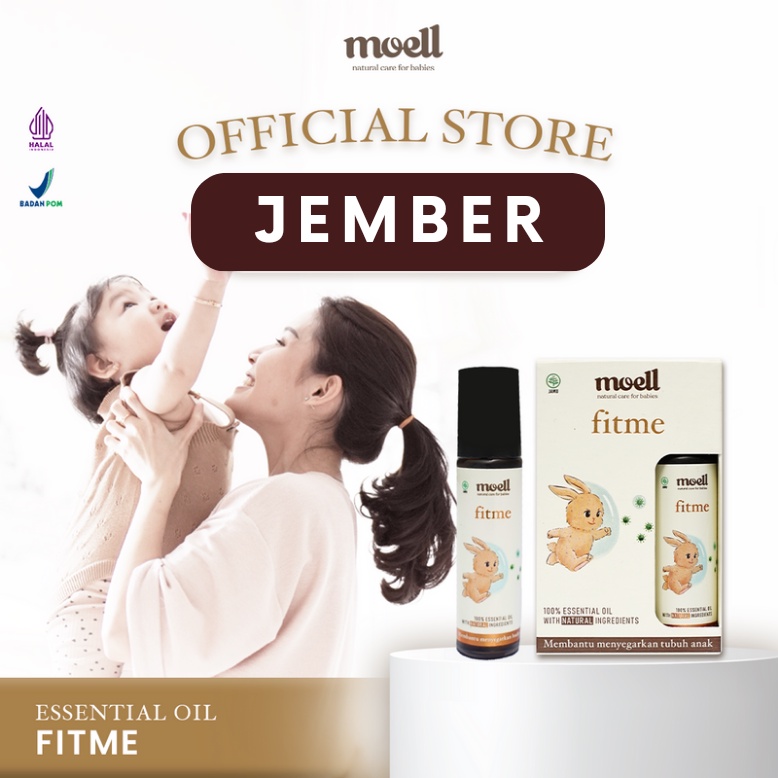 Moell Fitme Natural Essential Oil / Bantu Menyegarkan Tubuh Anak