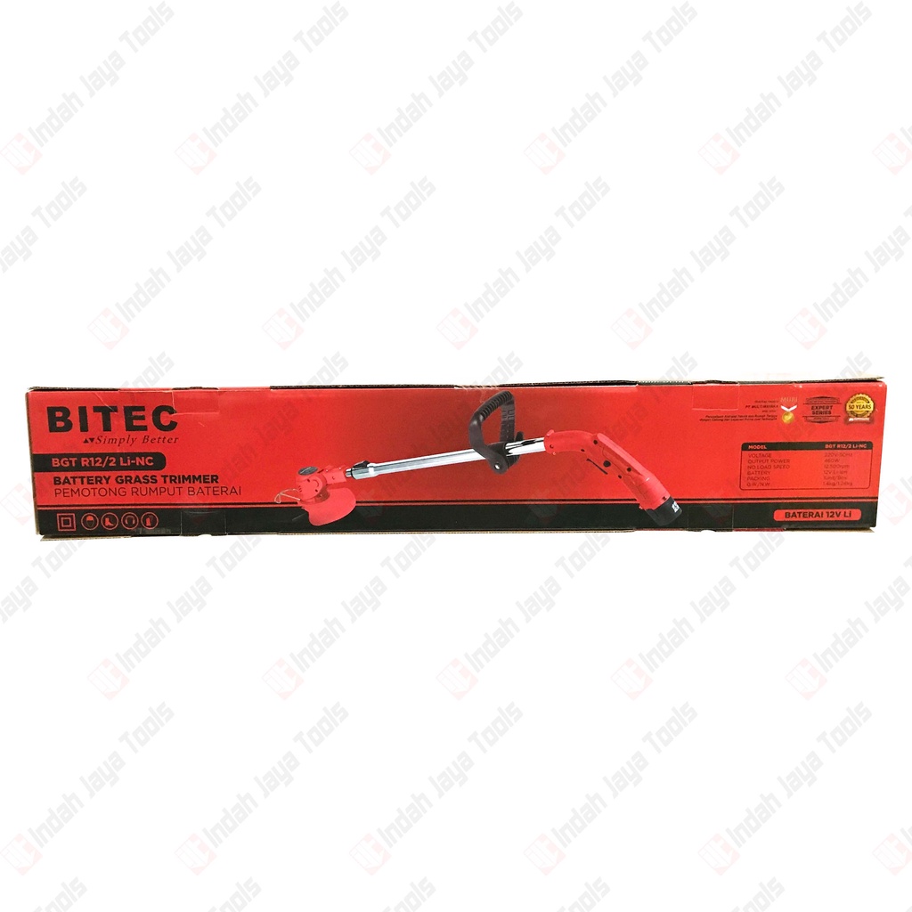 BITEC BGT R12/2 Cordless Grass Trimmer - Mesin Potong Rumput Baterai