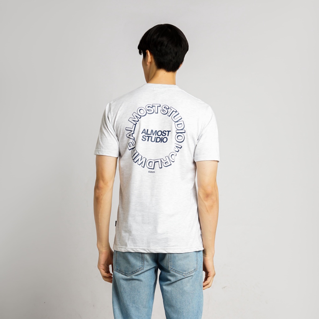 Almost Studio - T-Shirt - Outline - Grey