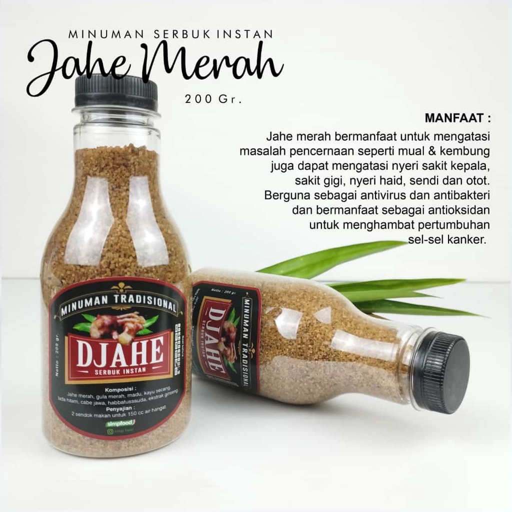 

Minuman Tradisional Jahe Merah