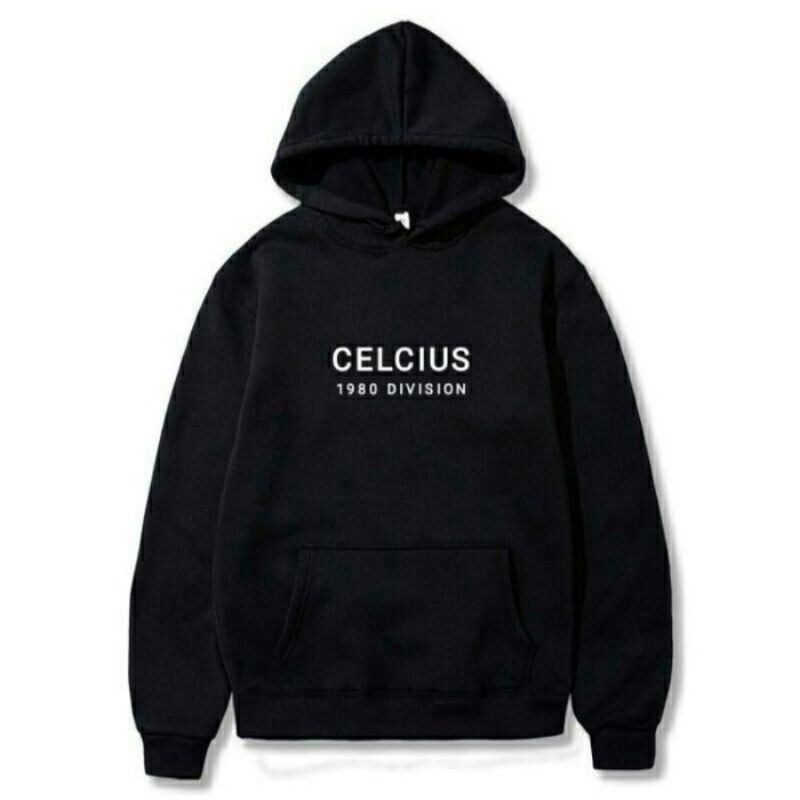 hoodie pria,jaket pria black celcius unisex