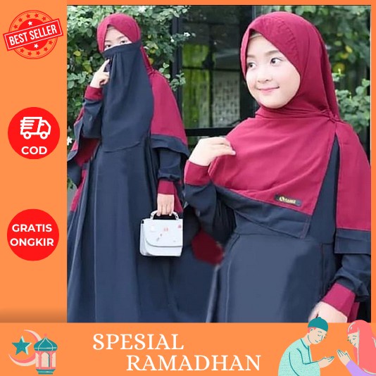 Berlin Kids Alifa Terbaru Gamis Set Khimar Bergo Gamis Anak 2023 Gamis Anak Terbaru2023 Model Terbar