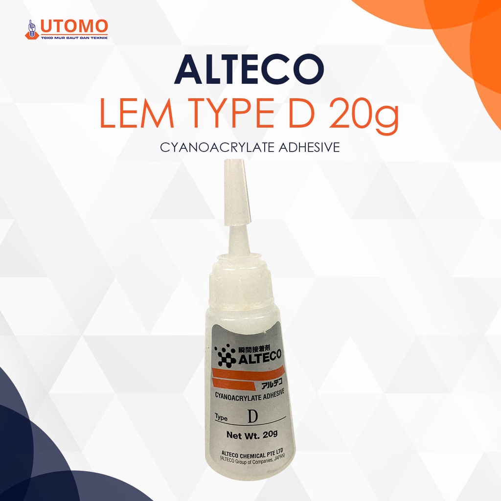 Alteco Lem D Jepang / Alteco Japan / Lem Besi / Instant Glue / Power