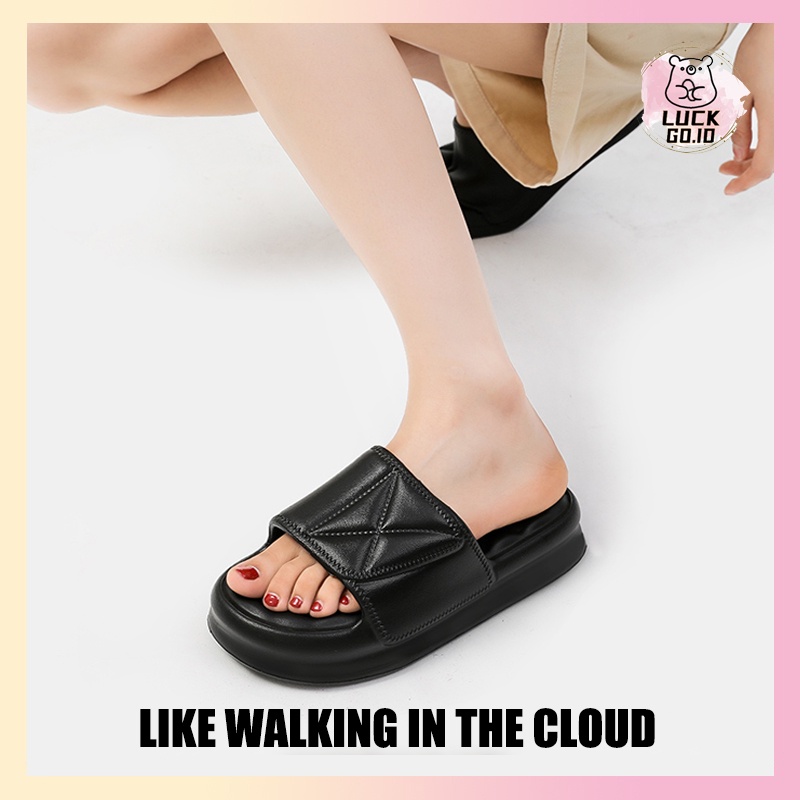 Sandal Selop Sandal Wanita Sandal Rumah Jelly Import Nyaman Empuk Sandal Pasangan Kamar Mandi Anti Slip Elastic Empuk EVA