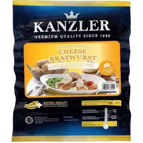 

FROZEN FOOD KANZLER CHEESE BRATWURST - DISASS JOGJA