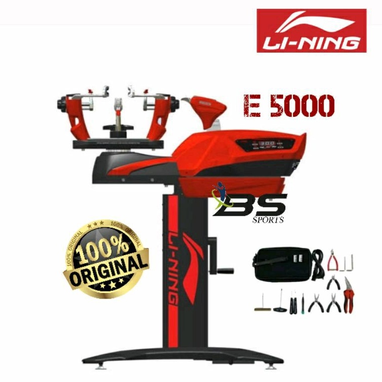 MESIN SENAR / STRINGING MACHINE LINING ELECTRIC E5000 E 5000 ORIGINAL