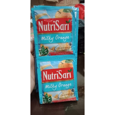 

Nutrisari Milky Orange 11 g 1 renteng isi 10 Sachet