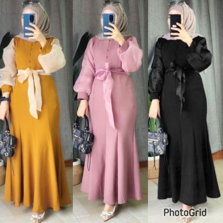 ORIGINAL DEA GAMIS CRINKLE MIX ORGANZA PREMIUM LD 110 // GAMIS DEA // GAMIS MIX ORGANZA // GAMIS POL