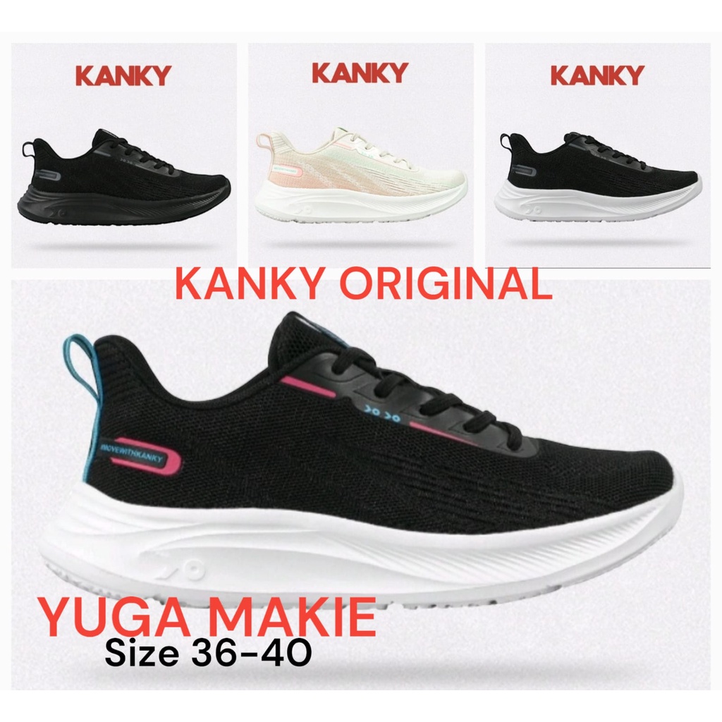 SEPATU KANKY YUGA MAKIE ORIGINAL TERBARU #SNEAKERS KANKY WANITA TERBARU
