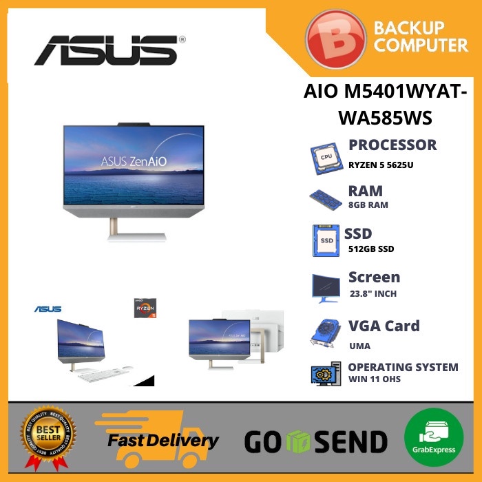 ASUS AIO M5401WYAT-WA585WS RYZEN 5 5625