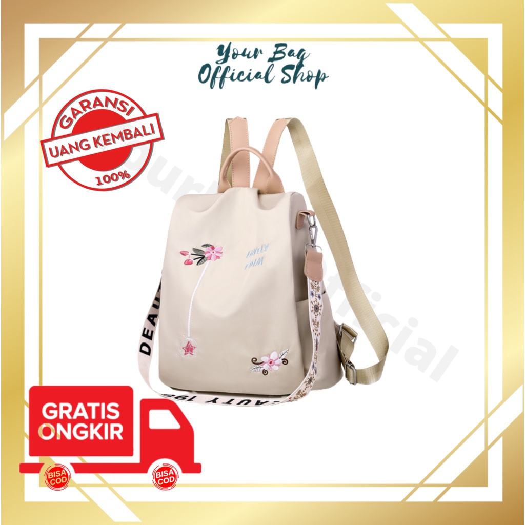 TR21 Tas Ransel Wanita Tas Ransel Korea Tas Ransel Jalan Import