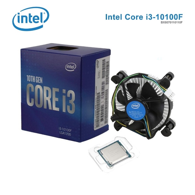 Intel Core i3 10100F 4core 6Mb Cache 3,6GHz Up to 4,3GHz Proccesor Comet Lake (Box)