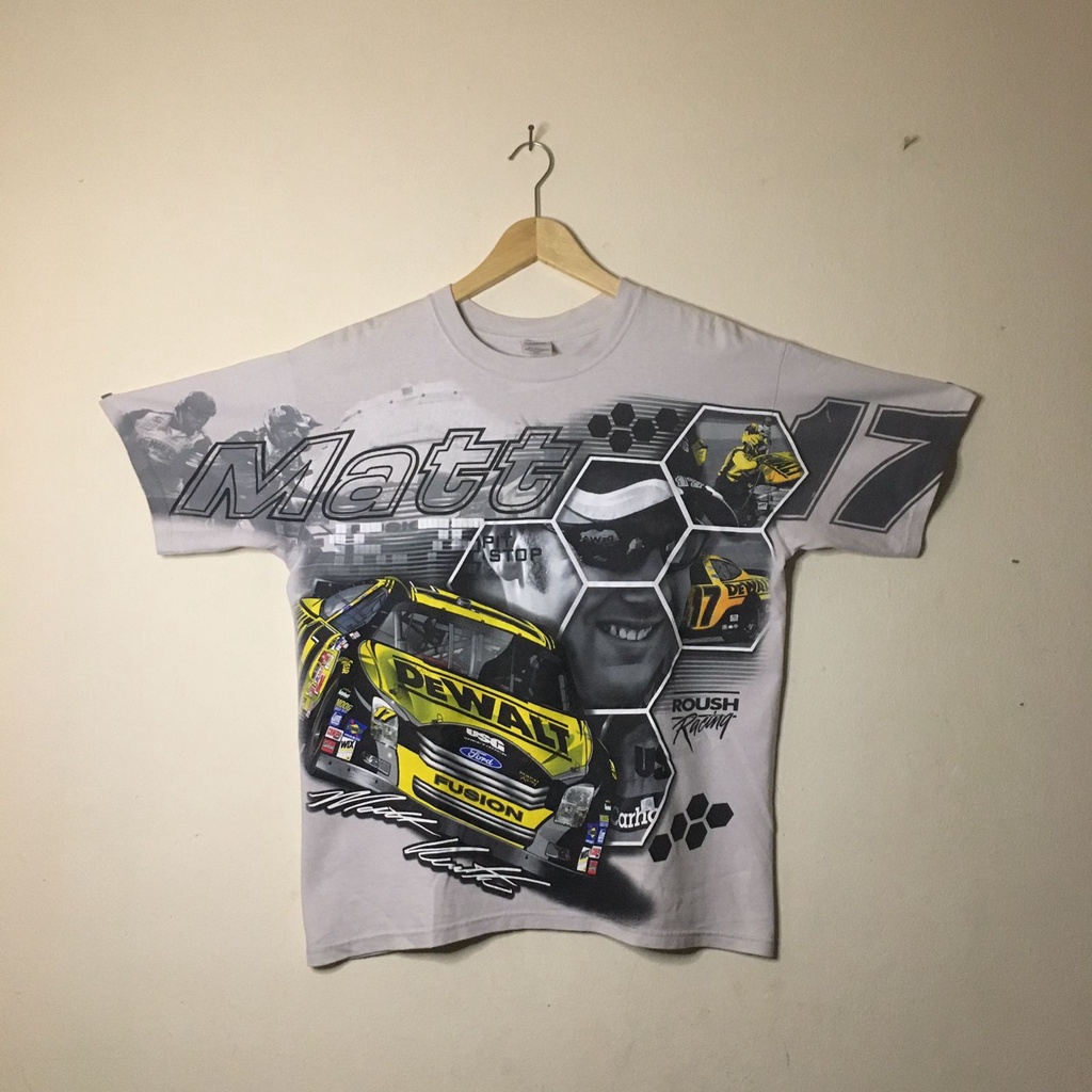T Shirt Kaos 06’ Matt Kenseth Dewalt Racing Tee Anvil Tag Nascar