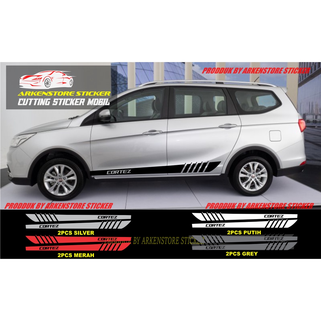 new sticker stiker mobil cortez striping sticker mobil wuling cortez