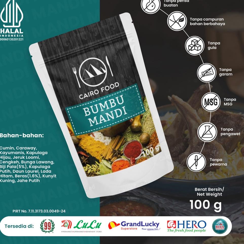 

➱ Bumbu Mandi Cairo Food - 100 Gram ✱