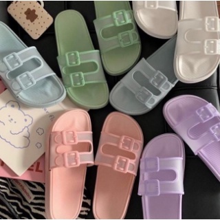 sandal wanita / sandal wanita import lucu - ungu