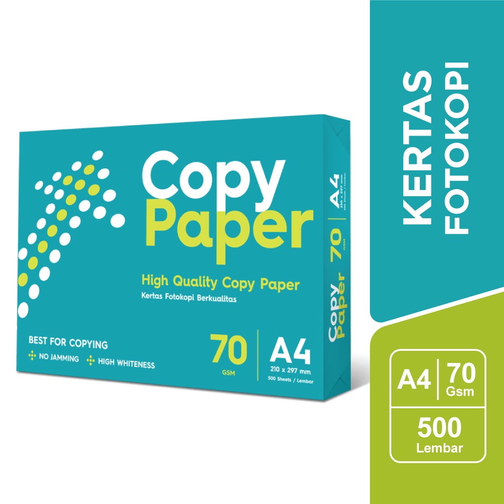 

Kertas A4 Copy Paper 70 gsm High Quality Paper/Kertas Fotokopi Print