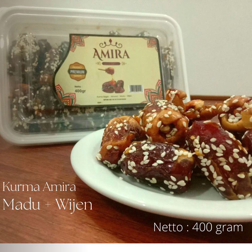 Kurma Wijen Almond - Kurma Amira 400 gram Original