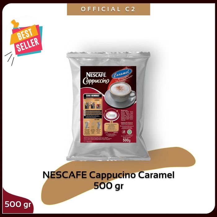 

Best Seller NESCAFE Cappucino Caramel 500gr Nestle Professional
