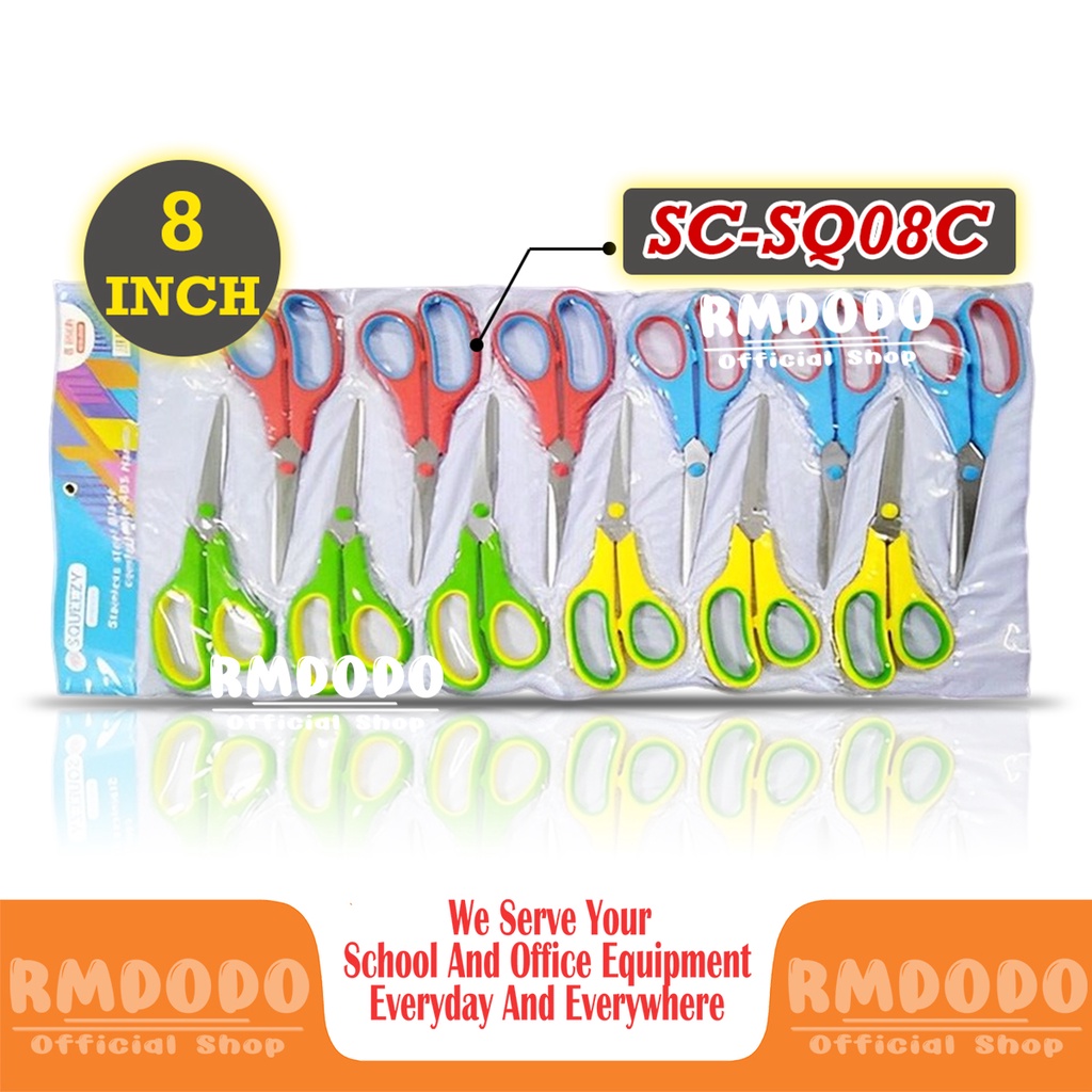 

Rmdodo - Gunting Kain Kertas Kantor Stainless Serbaguna / Gunting Anak Sekolah / Gunting Murah SC-SQ08