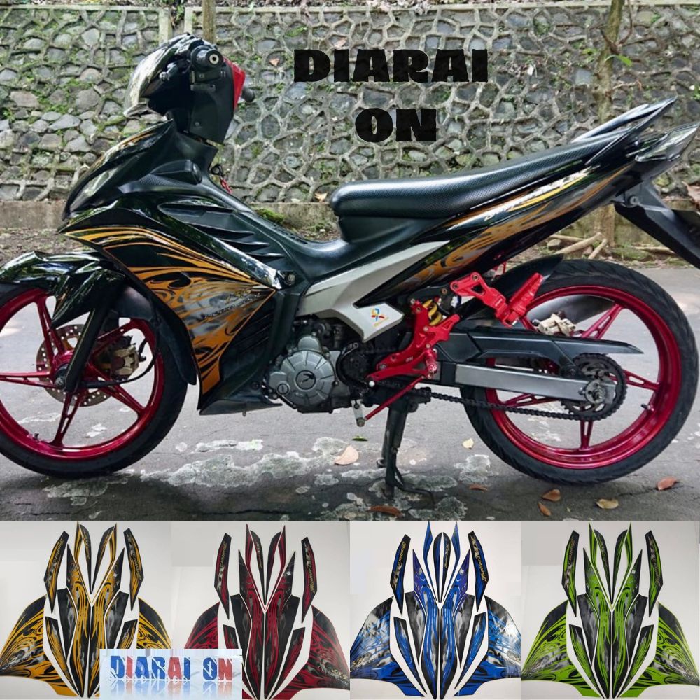 Striping Stiker Motor Jupiter MX - Jupiter New 135 2011 Murah