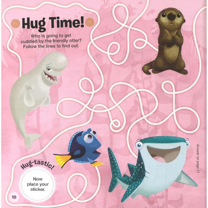 

A Fin-Tastic Adventure Disney Pixar Finding Dory Sticker Activity Book