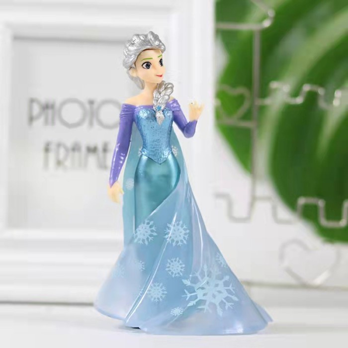 Terlaris Cake Topper Figure Hiasan Kue Tart Karakter Princess Elsa Frozen