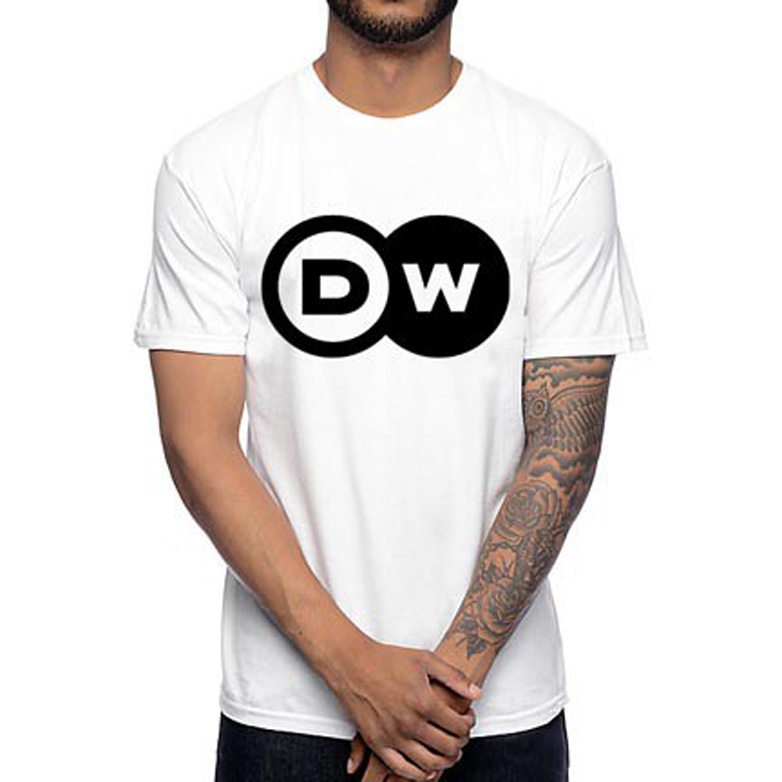 Kaos DW Drum Music Instrument Logo Tshirt White Casual 100% Cotton [BISA COD]