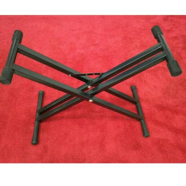 PALING DICARI Stand Double Keyboard / Kaki Keyboard Double