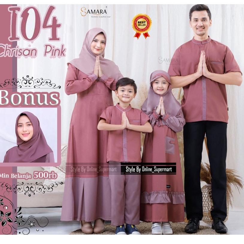 MURAH Gamis Couple Sarimbit Busana Muslim keluarga Ori