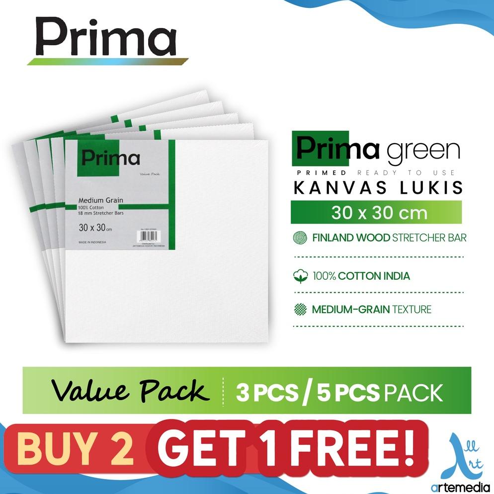 

Kanvas Lukis Prima Green 30x30cm Value Set Cotton Canvas