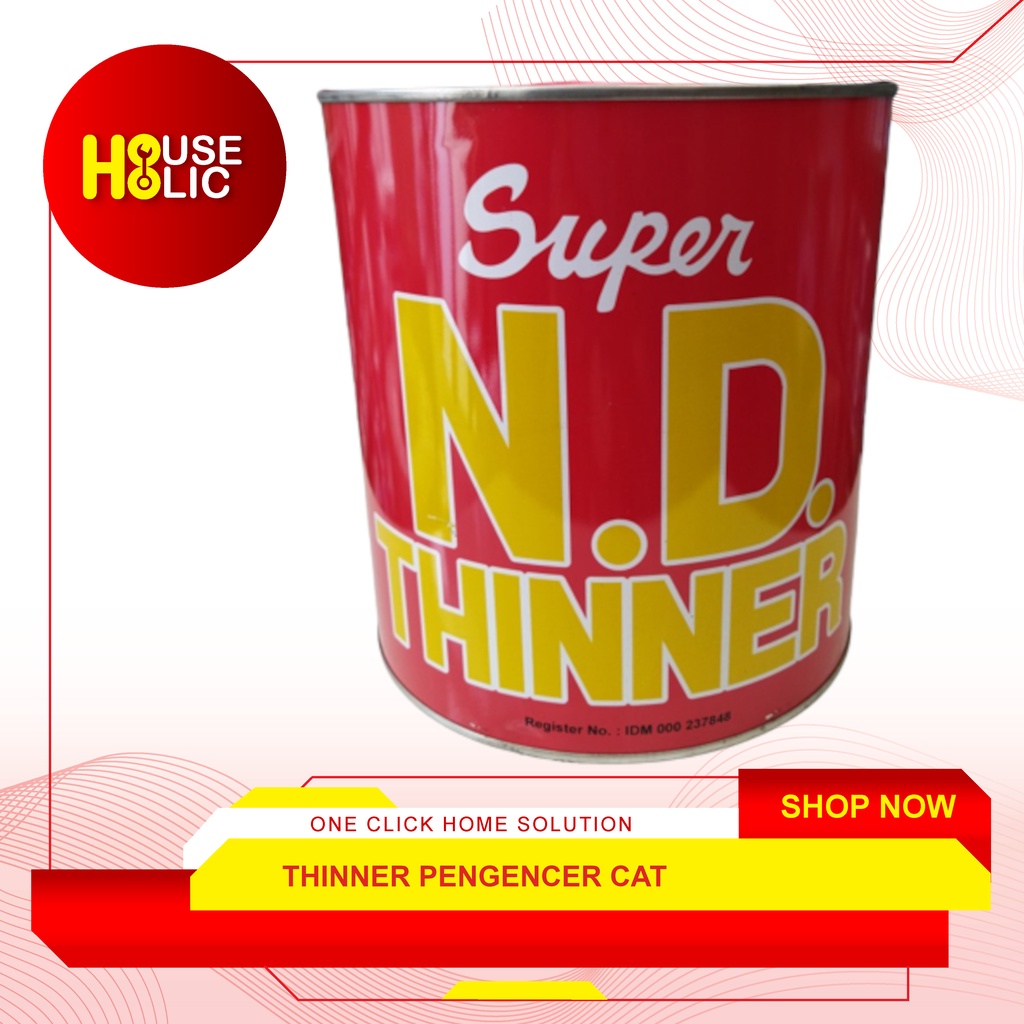 Thinner Cairan Pengencer Cat 1 Kg / Thiner Tinner Tiner ND Super 1Kg