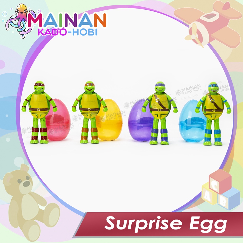 HOBI KOLEKSI HADIAH MAINAN ANAK LAKI PEREMPUAN SURPRISE EGG TELUR KEJUTAN KARAKTER SUPERHERO KARTUN