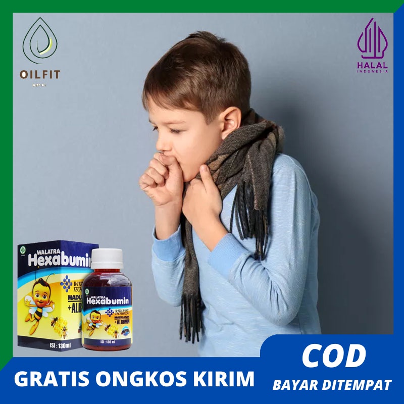 WALATRA HEXABUMIN 130ml - 3x Lebih Cepat Atasi Masalah Flu Batuk Anak | Original Madu Herbal Obat Fl