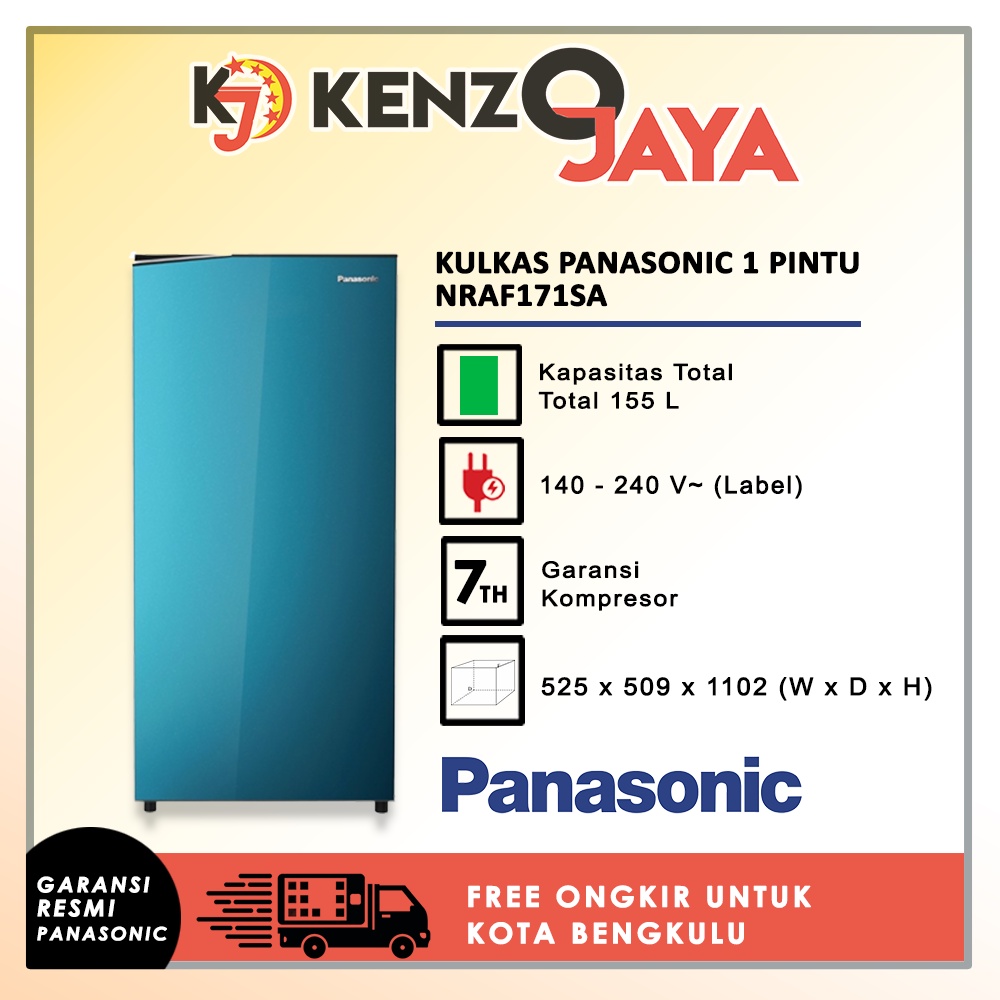 KULKAS 1 PINTU PANASONIC NRAF171SA