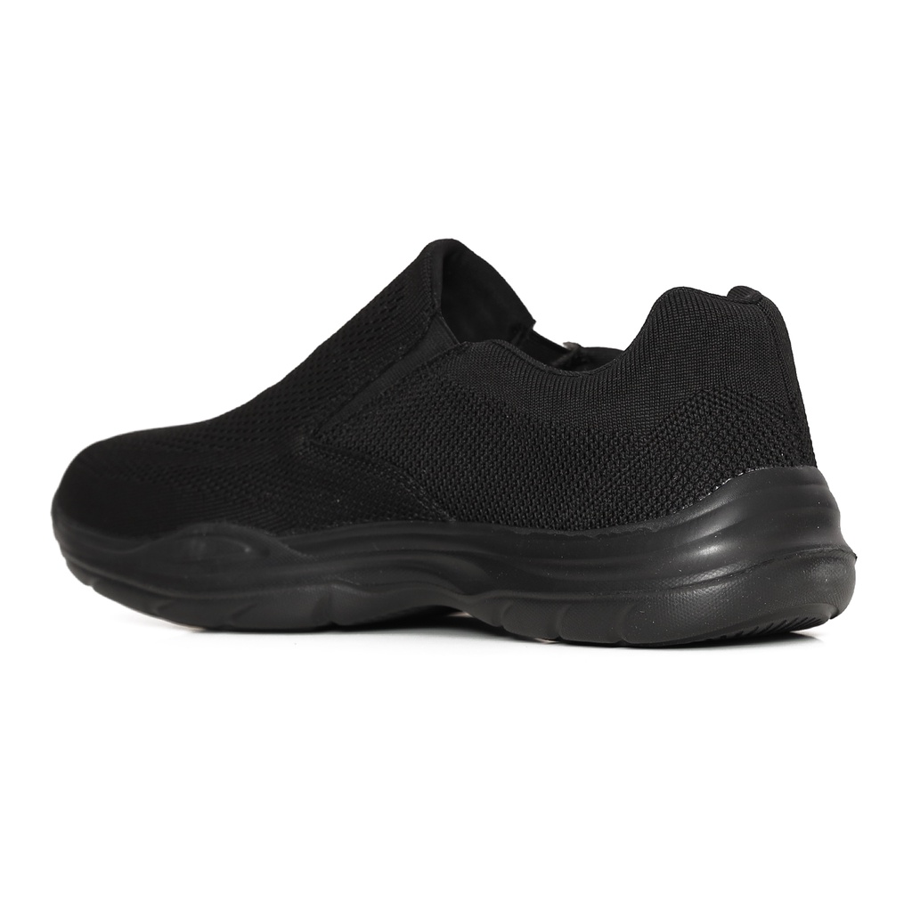 Phoenix Ares Sepatu Slip On Pria - All Black