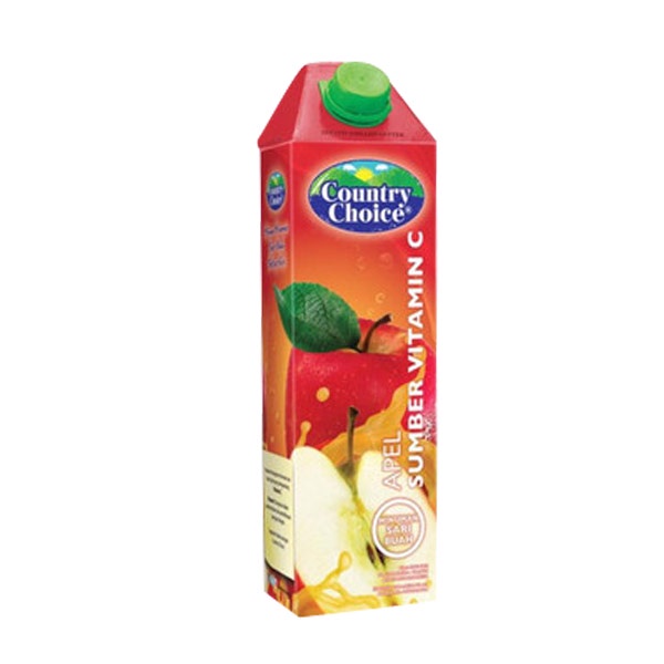 

COUNTRY CHOICE JUICE APPLE VITAMIN ACE 1 LITER - JUS