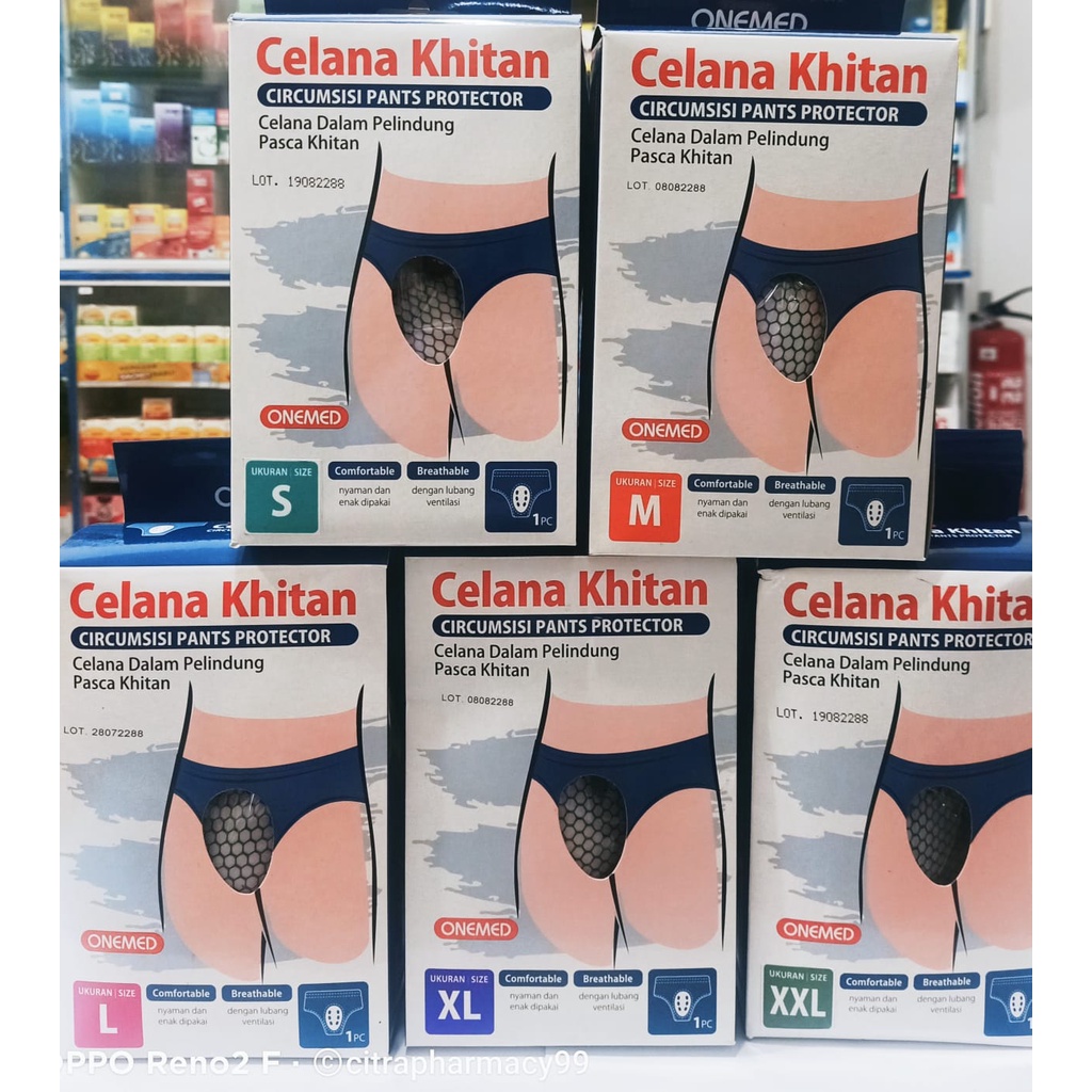 Celana Khitan Merk OneMed - Celana Dalam Sunat Celana Sunat